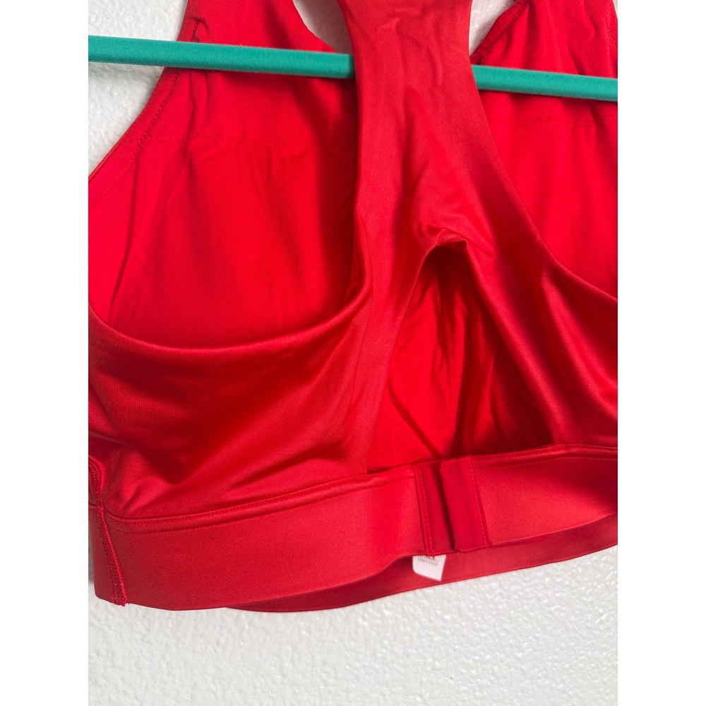 Offline by Aerie Goals Gloss Red High Neck Racerback Sports Bra XL - Picture 9 of 11